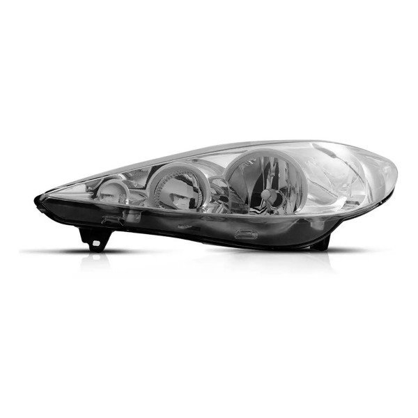 Farol Peugeot 207 2009 2010 2011 2012 2013 Manual Cromado