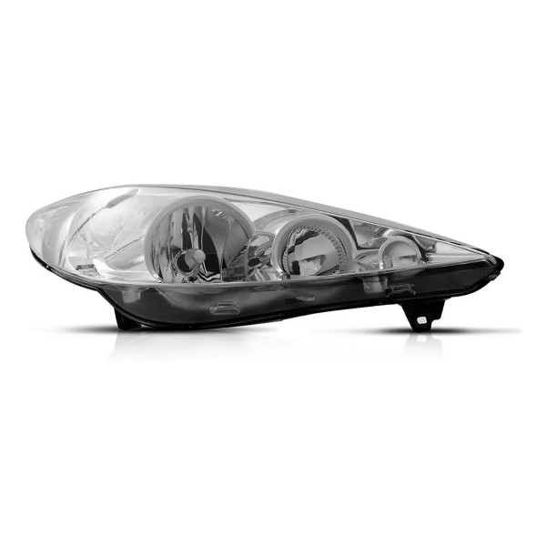 Farol Peugeot 207 2009 2010 2011 2012 2013 Manual Cromado