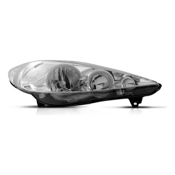 Farol Peugeot 207 2009 2010 2011 2012 2013 Manual Cromado