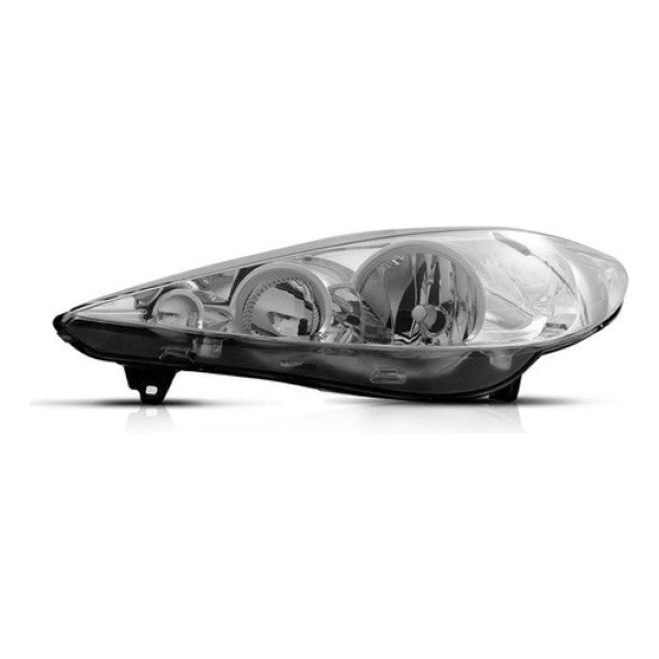 Farol Peugeot 207 2009 2010 2011 2012 2013 Manual Cromado