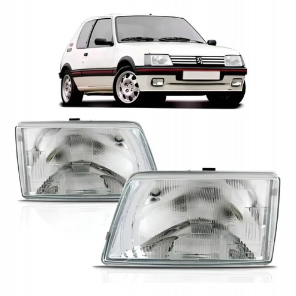 Farol Peugeot 205 1983 84 85 86 87 88 89 90 91 1992