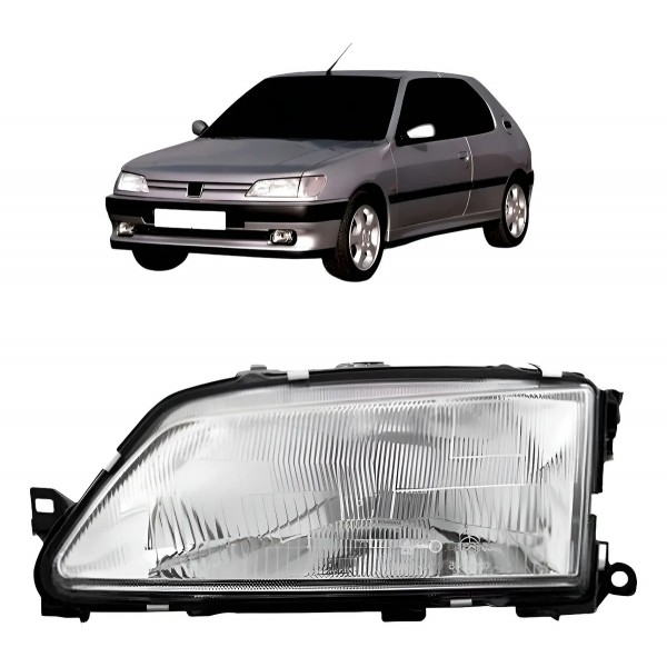 Farol Para Peugeot 306 93 1994 1995 1996 97 Modelo Original