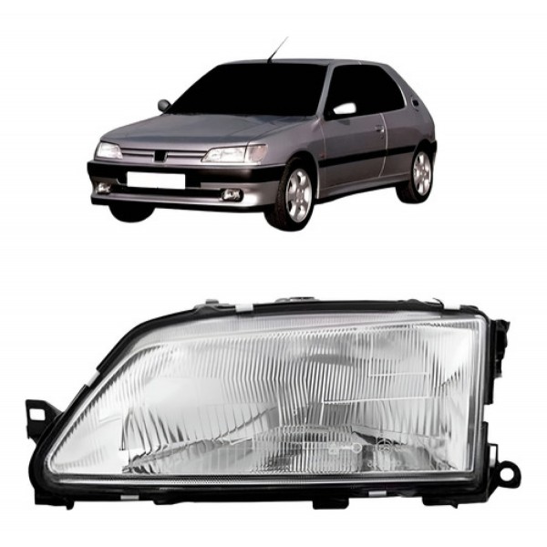 Farol Para Peugeot 306 93 1994 1995 1996 97 Modelo Original
