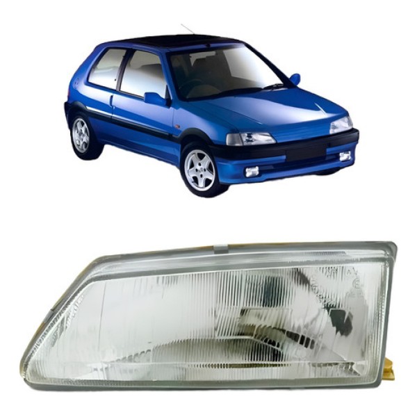 Farol Peugeot 106 1992 1993 1994 1995 1996 Modelo Original