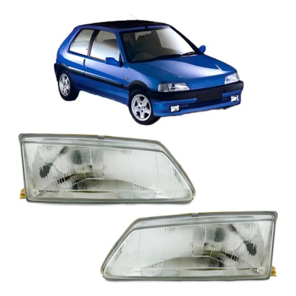 Par Farol Para Peugeot 106 1992 1993 1994 1995 1996