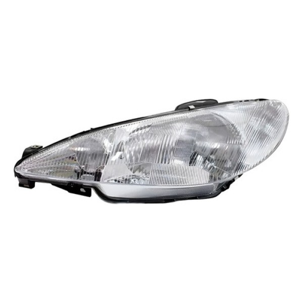 Farol Para Peugeot 206 99 2000 01 02 2003 Raiado C/garantia