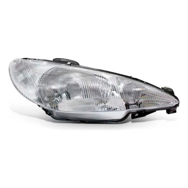 Farol Peugeot 206 1999 2000 2001 2002 2003 Raiado C/garantia