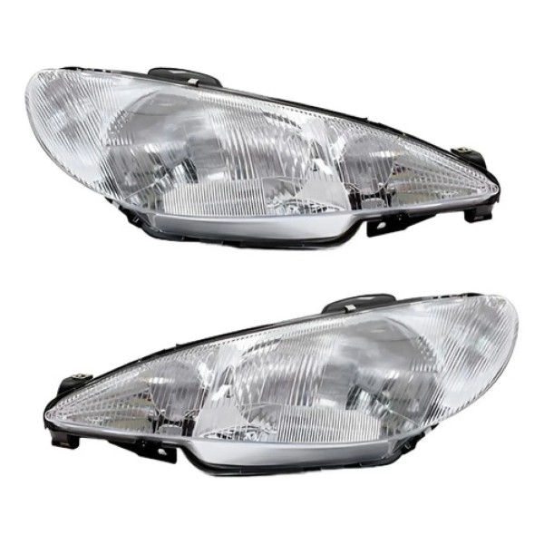 Par Farol Para Peugeot 206 1999 2000 2001 2002 2003 Raiado