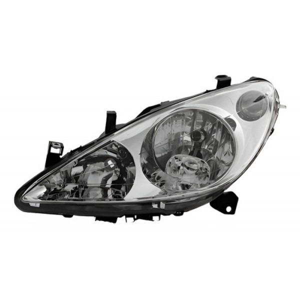 Jogo Farol Peugeot 307 2001 2002 2003 2004 2005 S/ Auxiliar