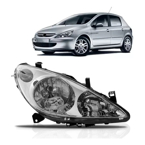 Farol Peugeot 307 2001 2002 2003 2004 2005 S/auxiliar Oferta