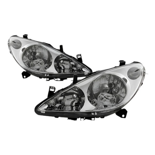 Jogo Farol Para Peugeot 307 01 02 2003 2004 2005 S/ Auxiliar
