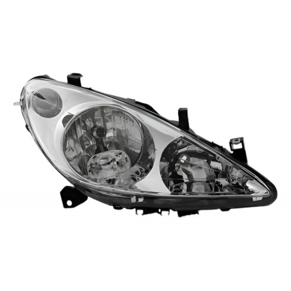 Jogo Farol Para Peugeot 307 01 02 2003 2004 2005 S/ Auxiliar