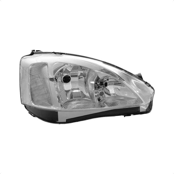 Farol Corsa 2003 2004 2005 2006 2007 Cromado Esquerdo/motorista