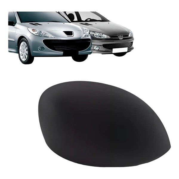 Capa Retrovisor Para Peugeot 206 207 1998 A 2015 Primer