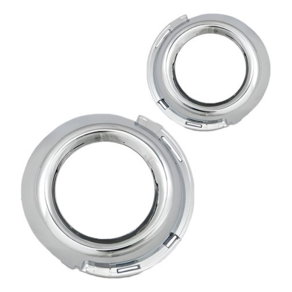 Par Aro Farol Milha Cromado Para Peugeot 307 07 08 09 À 12.