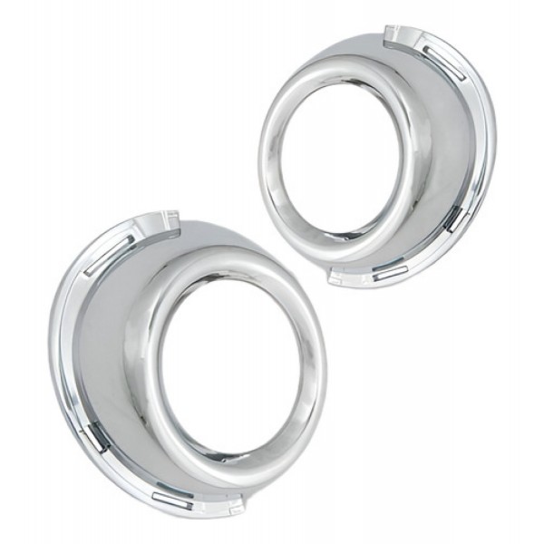 Par Aro Farol Milha Cromado Para Peugeot 307 07 08 09 À 12.