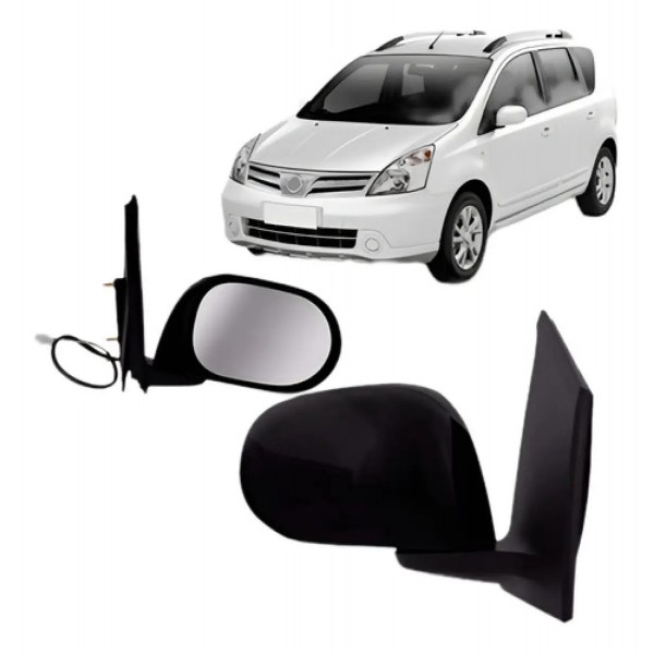 Par Retrovisor Para Nissan Livina 08 09 10 11 2013 Eletrico