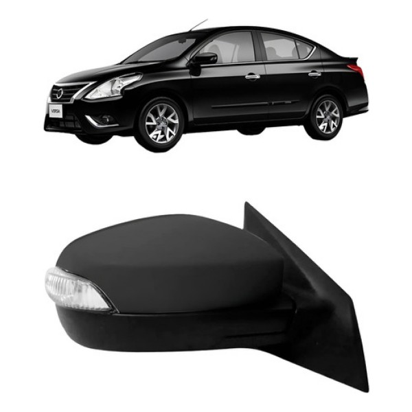 Retrovisor Eletrico Versa 2016 A 2019 C/ Pisca Largo