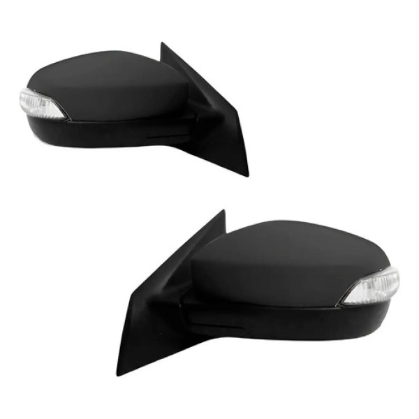 Par Retrovisor Eletrico Versa 2016 A 2019 C/ Pisca Largo