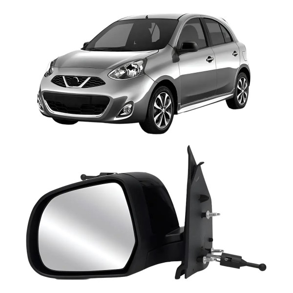 Retrovisor Com Controle March 2011 2012 2013