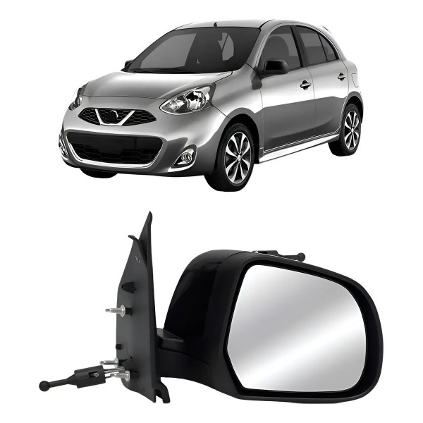 Retrovisor Com Controle March 2011 2012 2013