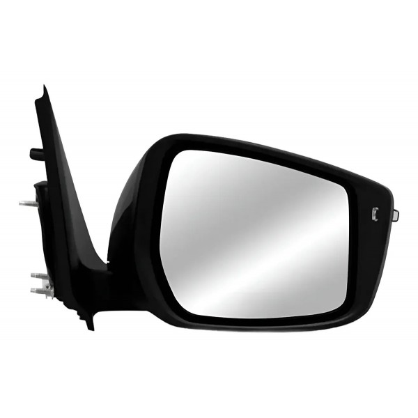 Retrovisor Versa 2016 A 2019 C/pisca (fino) Preto Liso