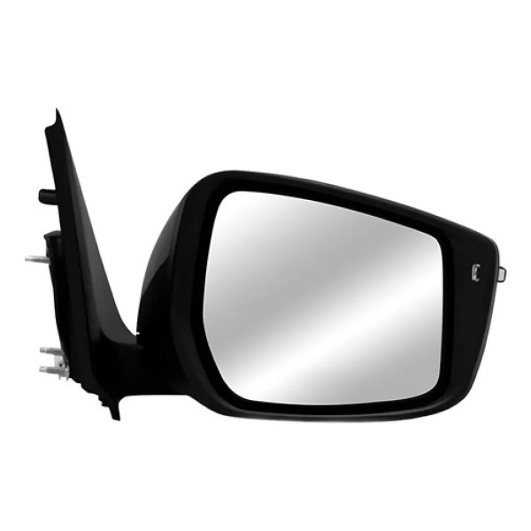 Retrovisor Versa 2016 A 2019 C/pisca (fino) Preto Liso