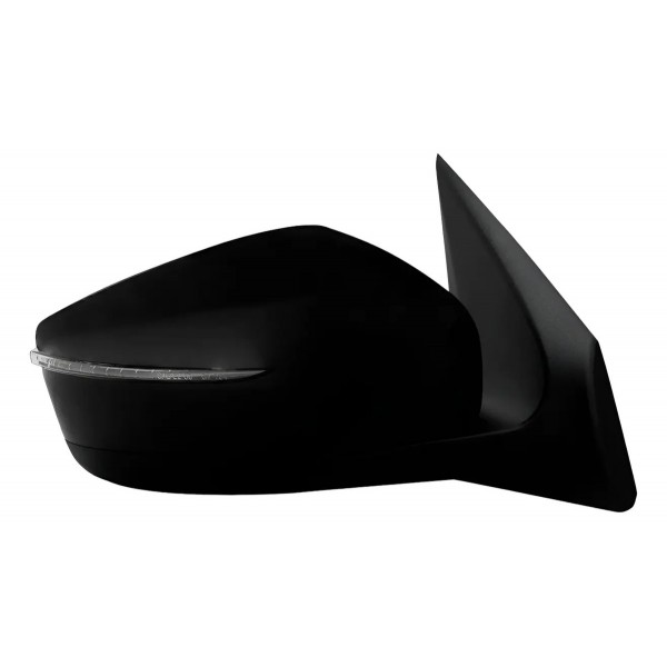Retrovisor Versa 2016 A 2019 C/pisca (fino) Preto Liso
