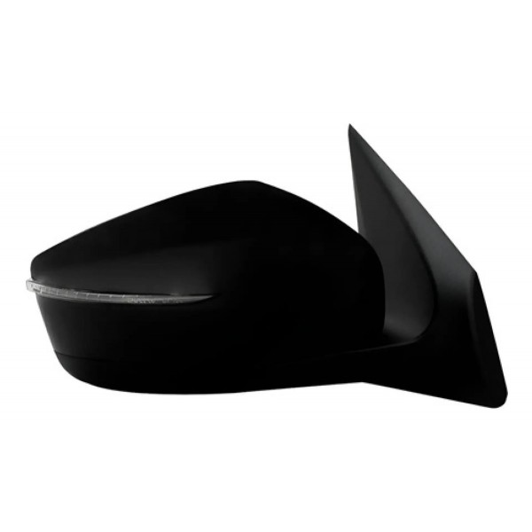 Retrovisor Versa 2016 A 2019 C/pisca (fino) Preto Liso