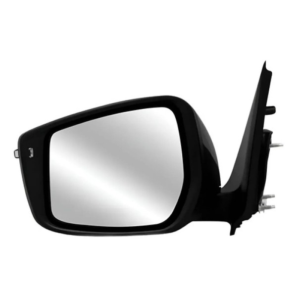 Retrovisor Versa 2016 A 2019 C/pisca (fino) Preto Liso