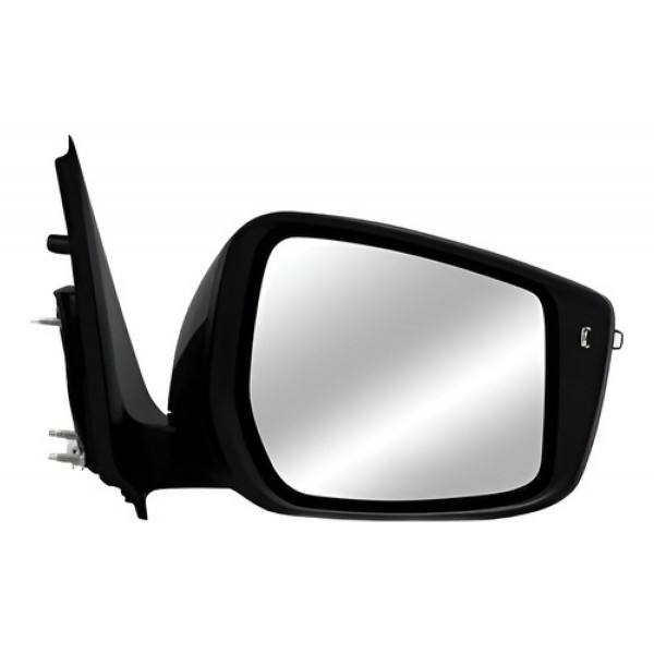 Par Retrovisor Versa 2016 A 2019 C/pisca (fino) Preto Liso