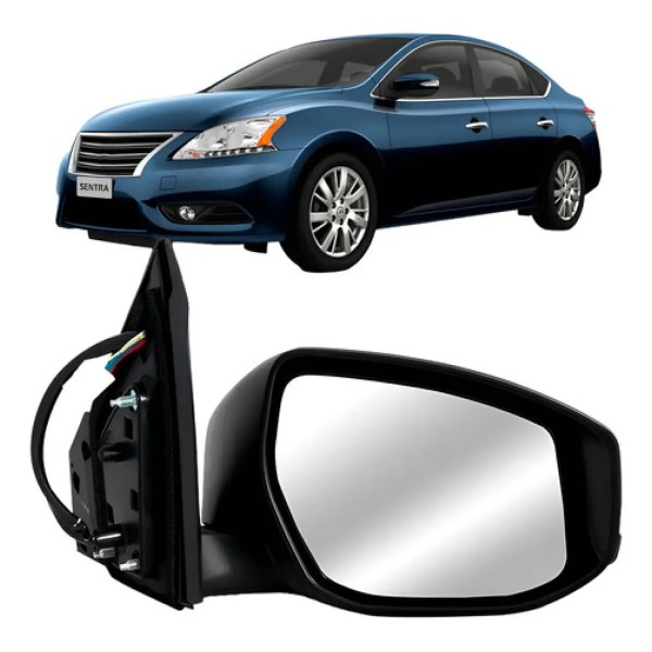 Retrovisor Sentra 2014 A 2016 Eletrico C/pisca Primer