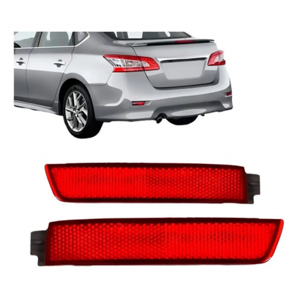 Refletor Parachoque Traseiro Sentra 2014 2015 2016
