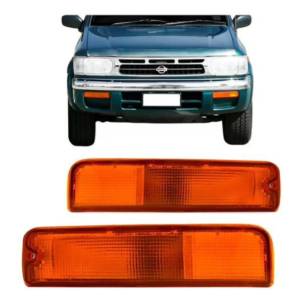 Par Pisca Seta Parachoque Pathfinder 1996 1997 1998 1999 Âmbar