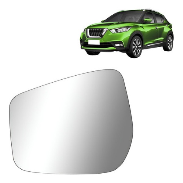 Lente Retrovisor Nissan Kicks 2017 2018 2019 Novo