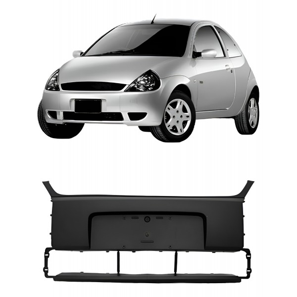 Parachoque Dianteiro Central Preto Ka 2002 A 2007