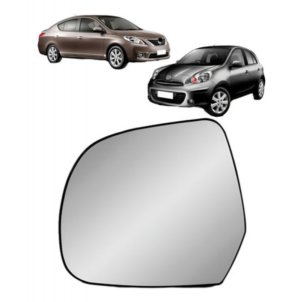 Lente Retrovisor March 2011 12 2013 E Versa 2011 2012 A 2019