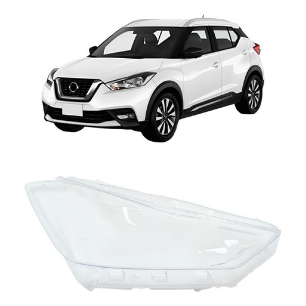 Lente Farol Dianteiro Para Nissan Kicks 2017 2018 A 2021