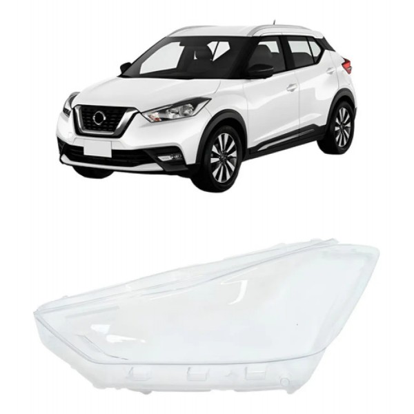 Lente Farol Dianteiro Para Nissan Kicks 2017 2018 A 2021