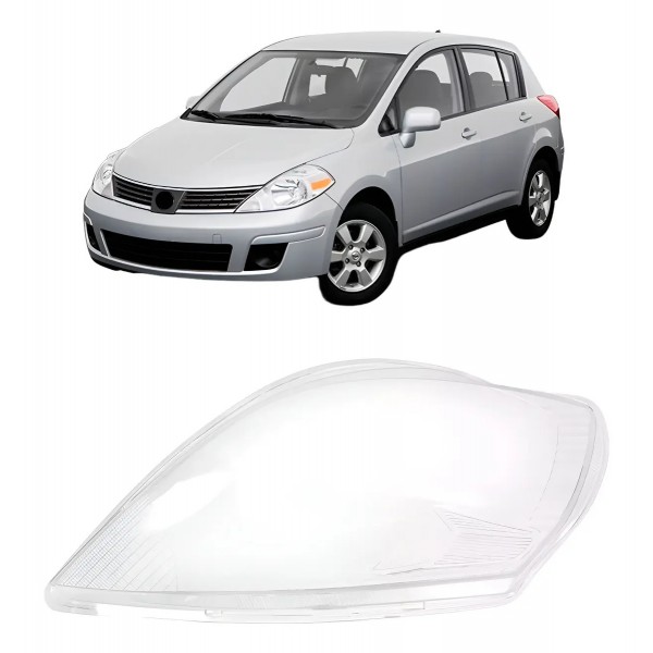Lente Farol Dianteiro Para Nissan Tiida 2008 A 2013