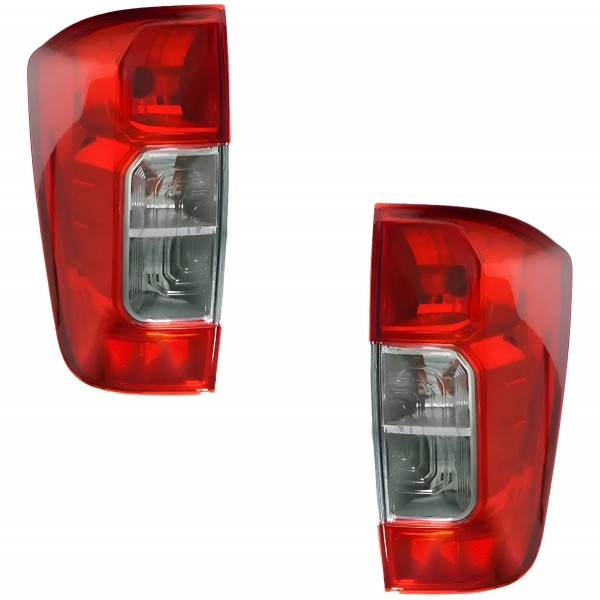 Par Lanterna Traseira Frontier 2017 A 2021 Ambos Lados Vermelho