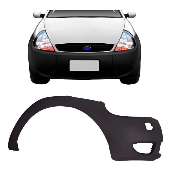 Parachoque Dianteiro Ka 2002 A 2007 Texturizado