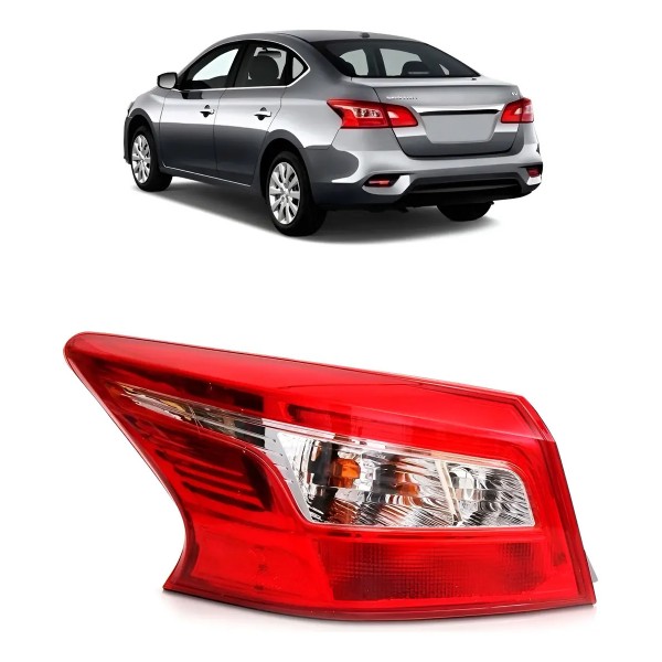 Lanterna Traseira Sentra 2017 2018 Canto Com Led