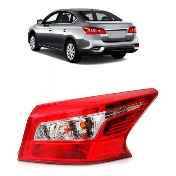 Lanterna Traseira Sentra 2017 2018 Canto Com Led