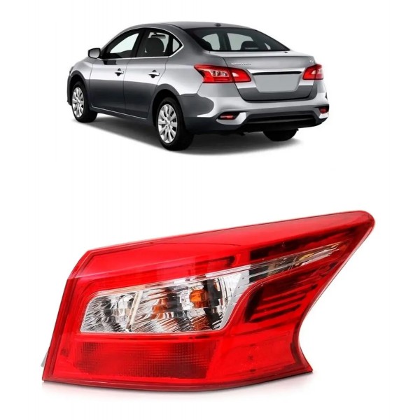Lanterna Traseira Sentra 2017 2018 Canto Com Led