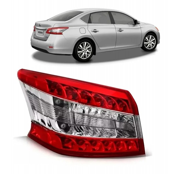 Lanterna Traseira Sentra 2014 2015 2016 C/led Mega Desconto