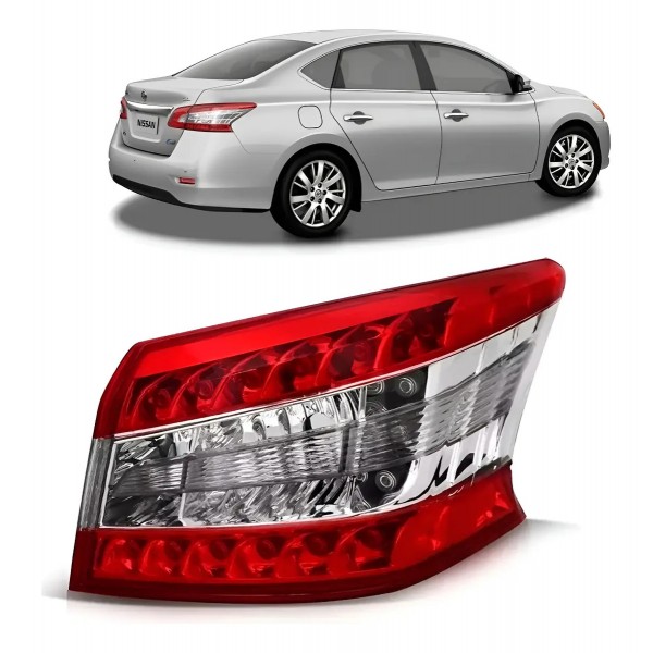 Lanterna Traseira Sentra 2014 2015 2016 C/led Mega Desconto