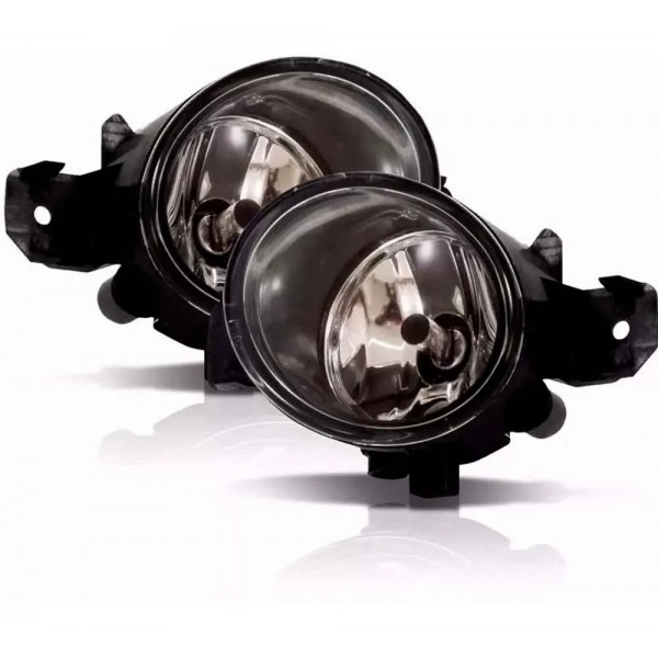 Kit Farol Milha Neblina Sentra 2013 À 2016 Friso Cromado Transparente