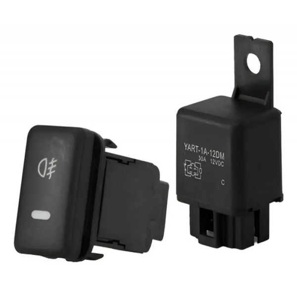 Kit Farol Milha Auxiliar Neblina Frontier 2014 2015 2016