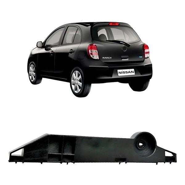Guia Suporte Parachoque Traseiro March 2010 A 2014 Oferta